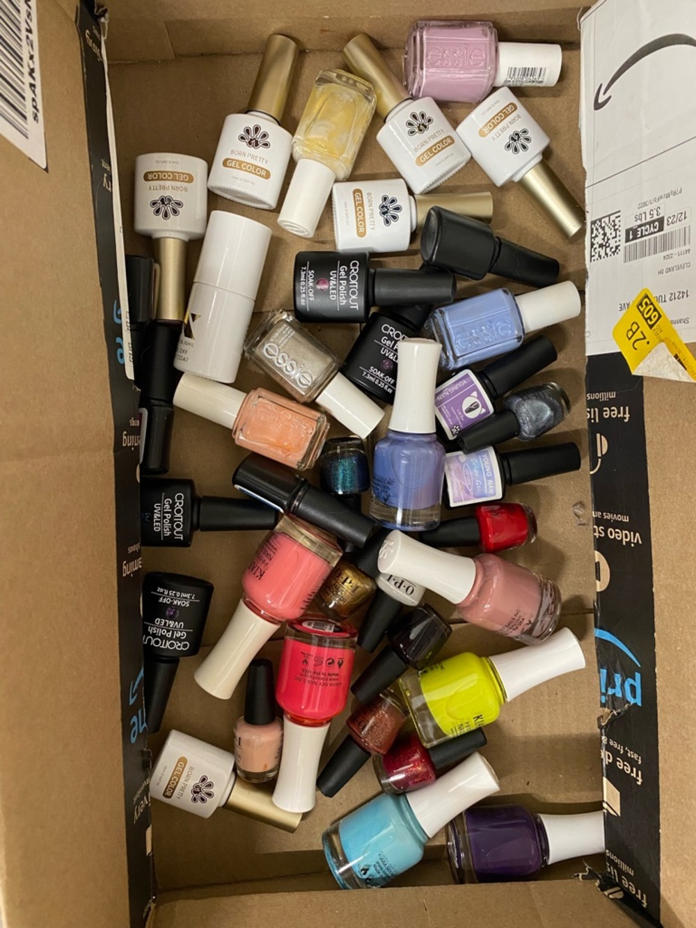 Mixed Nail Polish Lot - Pastel & Bright Shades